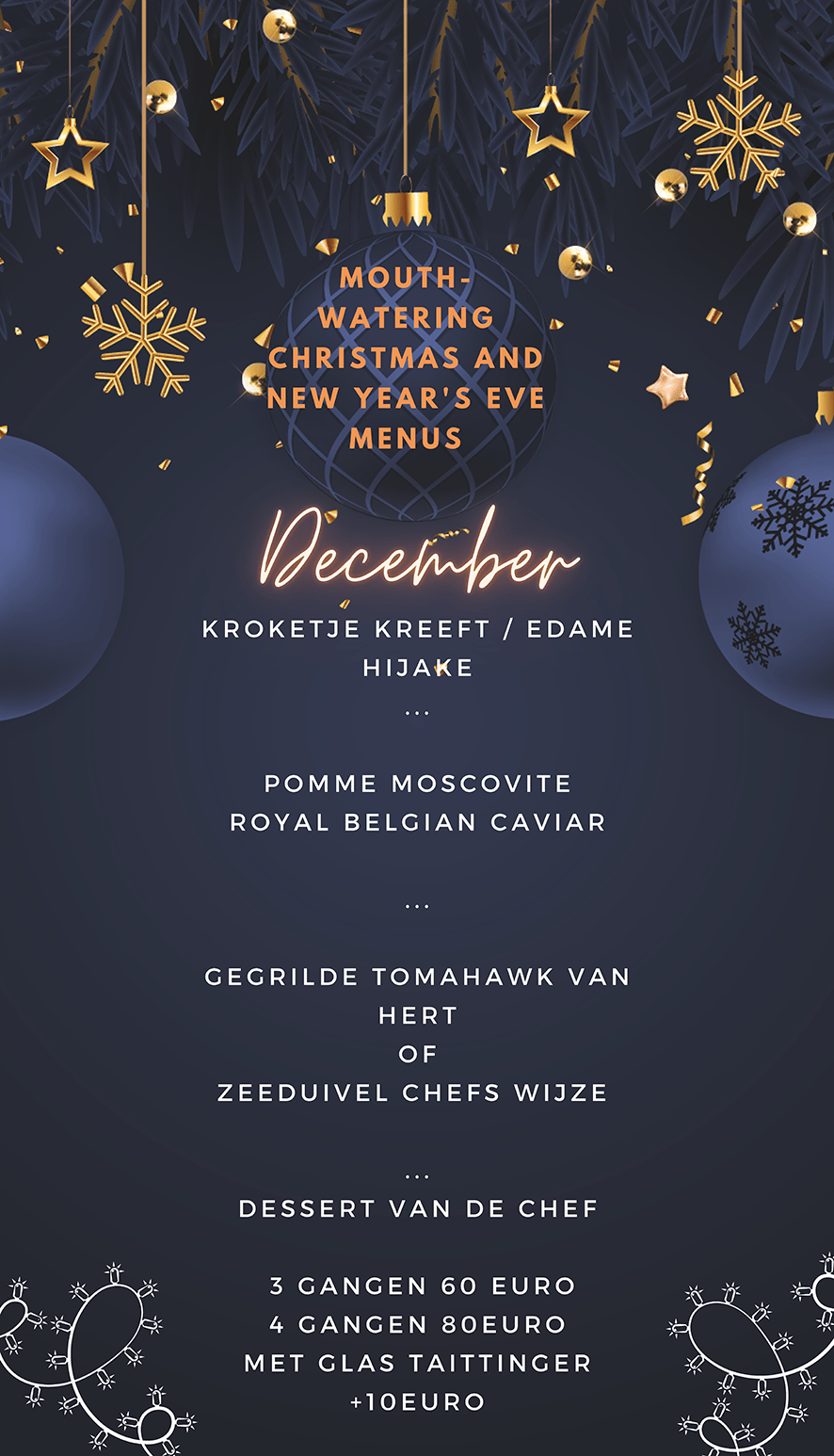 kerstmenu
